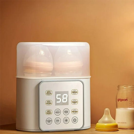 Chauffe - Biberon/ - DouxLait™ - 2 - en - 1 : Le Complice des Nuits Douces et des Repas Sereins Bébé - kidzbutterfly.com
