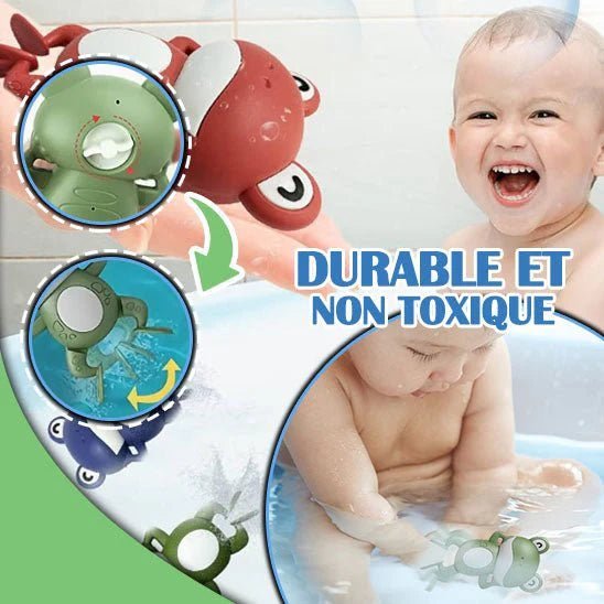 JOUE DE BAIN - ™ "Froggy Plouf : Le Jouet de Bain qui Rendent les Moments de Bain Inoubliables!" - kidzbutterfly.com