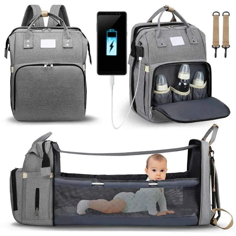 Sac à langer portatif | Berceau de voyage BabyNappy™ - kidzbutterfly.com